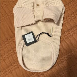 Free people Cream Dog Sweater